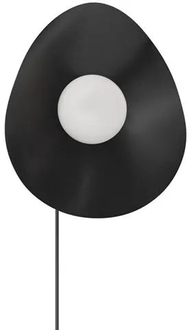 NORR11 Fuji Væglampe Lille Burned Black